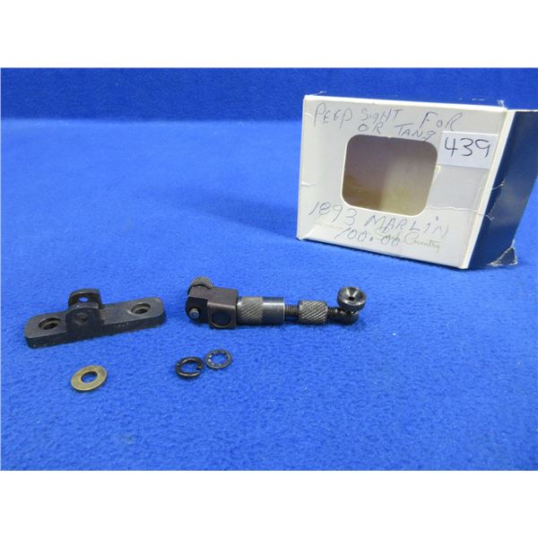Rear Peep Sight for 1893 Marlin