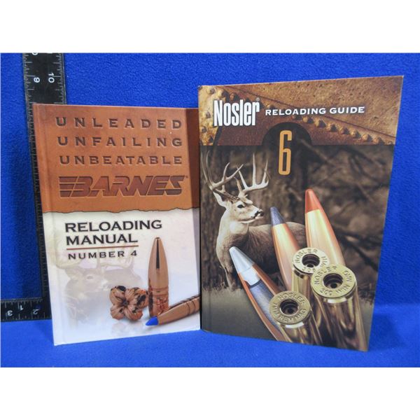 2 Books - Barnes Reloading Manual, Nosler Reloading Guide