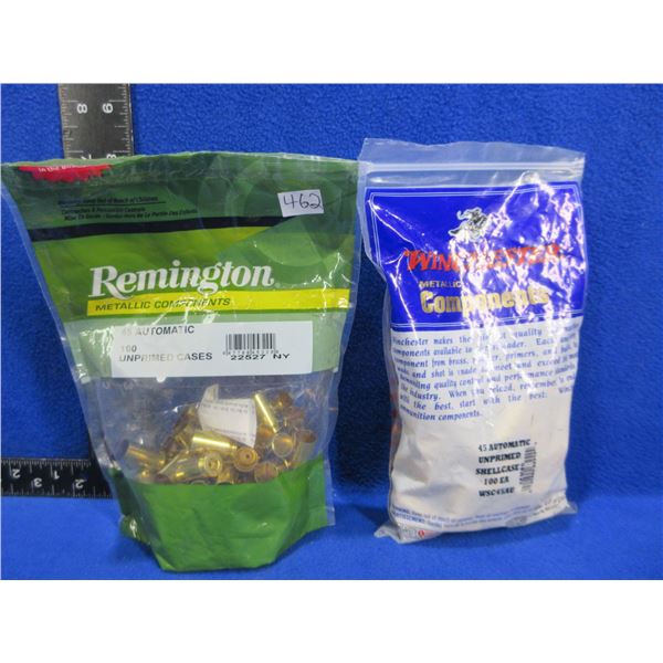 NEW - Brass Only- 45 Auto Unprimed - Bag of 70, Bag of 59