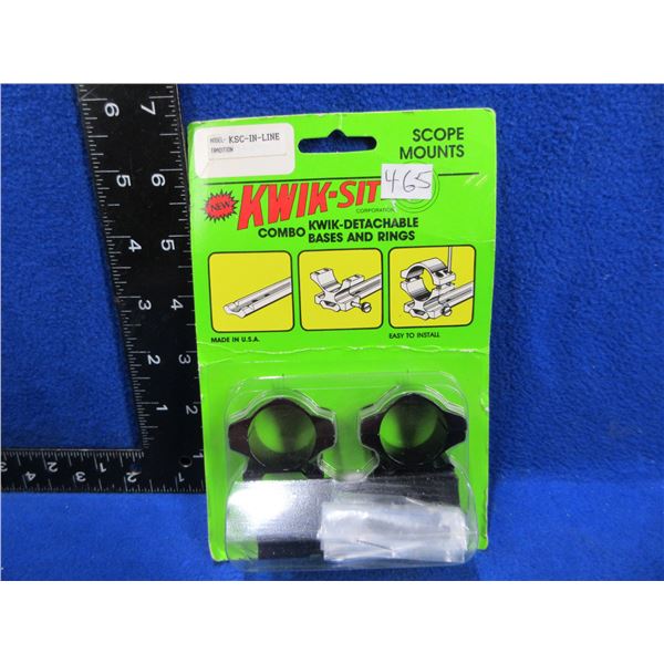 Kwik-Site Kwik-Detachable Bases and Rings