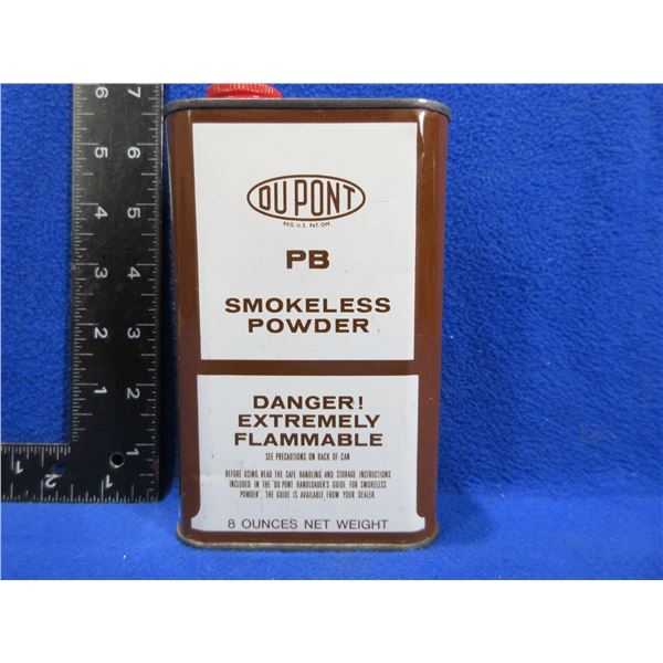 DuPont PB Smokeless Powder in Collector Tin