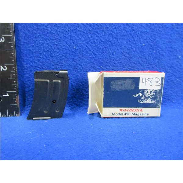 22 LR Winchester Model 490 - 5 Round Steel Magazine