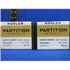 Image 2 : NEW - 6.5MM .264" 140gr Spitzer Nosler Partition Bullets