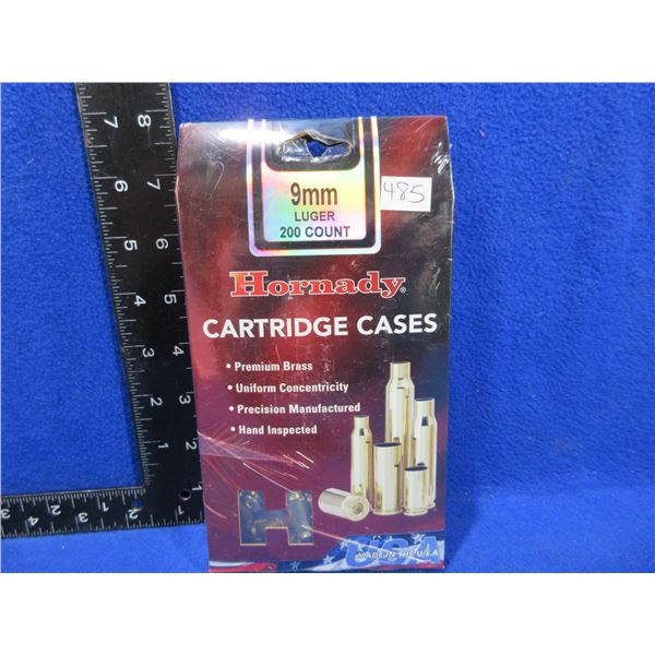 NEW - Brass Only - 9MM Luger Unprimed Hornady