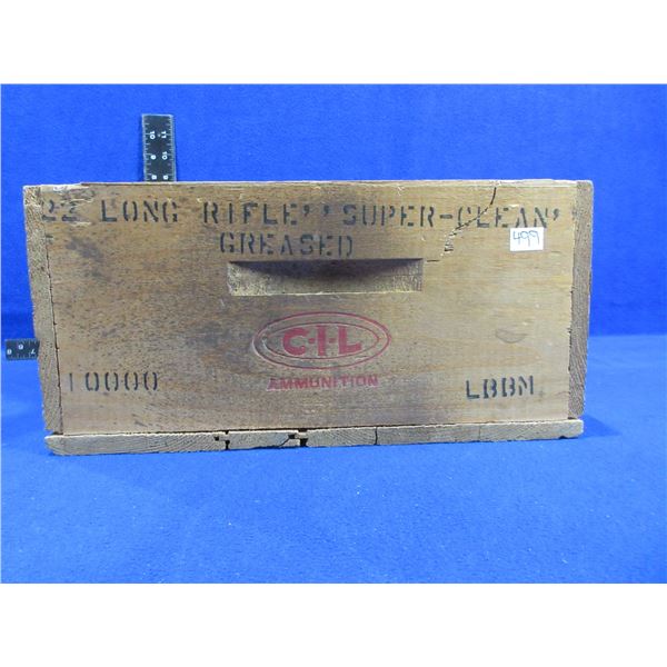 CIL Wood Ammo Box - 15" x 12 1/2" x 6" High