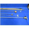 Image 4 : Lot of 8 Assorted Vintage Wood and Metal Cleaning Rods