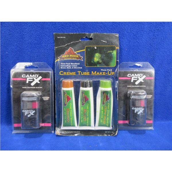 1 Red Rock and 2 Camo FX Camouflage Make-Up Kits
