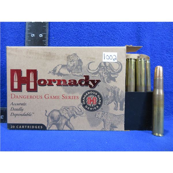 404 Jeffery 400gr DGX Bonded Hornady Cartridges