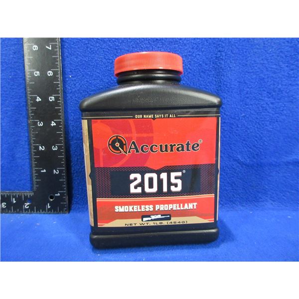 NEW - Accurate 2015 Smokeless Powder - 1 lb Tub