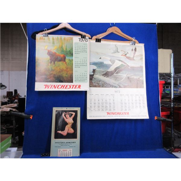 2 Vintage Winchester and Okotoks Armoury Calendars