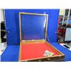 Image 1 : Wood and Plexiglass Display Case - 24" x 24" x 5"