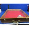Image 3 : Wood and Plexiglass Display Case - 24" x 24" x 5"
