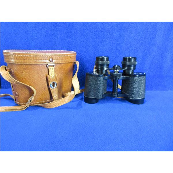 Vintage Carl Seitz 8x30 Binoculars with Leather Hard Case