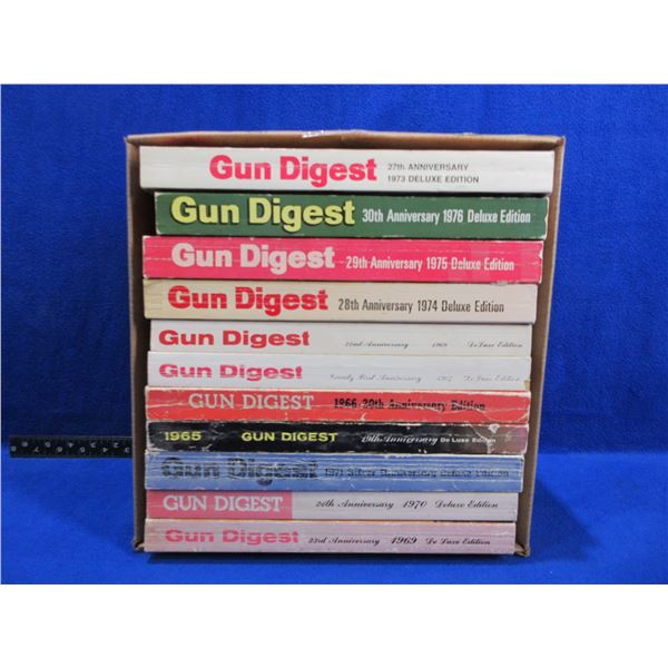 11 Gun Digest Books - From 1960's and 1970's