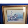 Image 1 : Framed Canada Geese Print by Herbert Pikl - 1647/3000