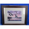 Image 1 : Framed Canada Geese Print by David Maass - 28" x 22 1/2"