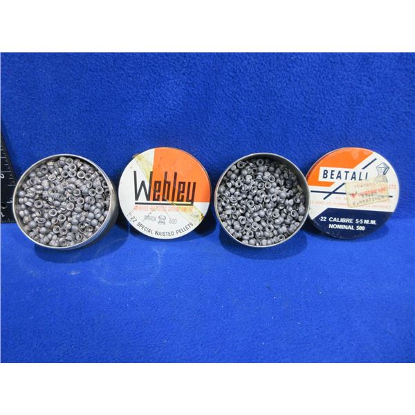 22 Cal. Webley and Beatall Pellets