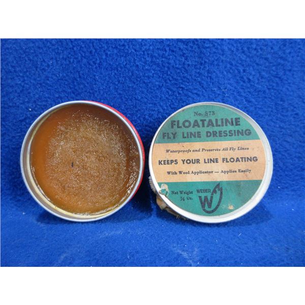 Vintage Floataline Fly Line Dressing - Approx. 3/4 Full