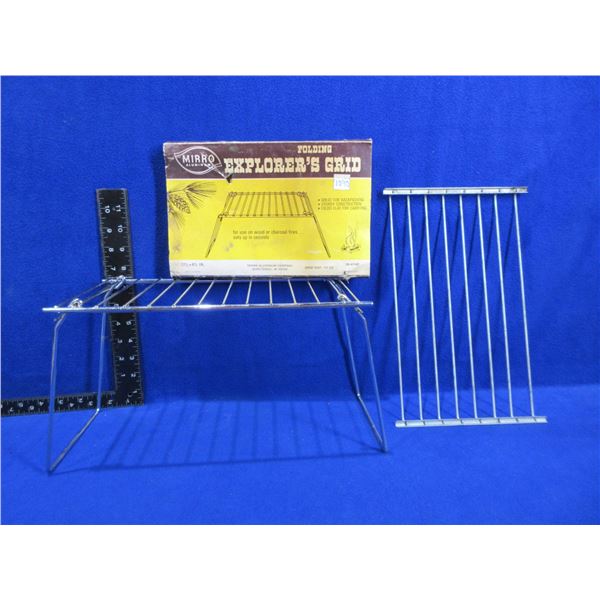 2 Folding Campfire Grates - Mirro Explorer's Grid & Unknown