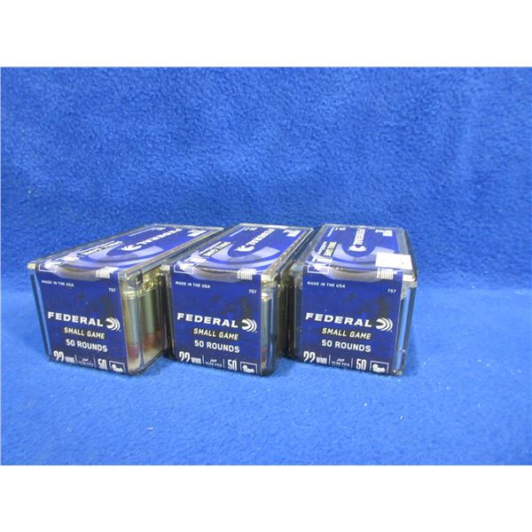 22 WMR 50gr JHP Federal Small Game Cartridges