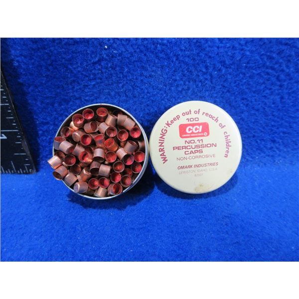 CCI No. 11 Percussion Caps - Tin of 100 - PICK UP ONLY