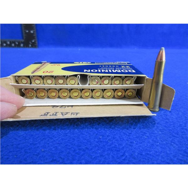 Collector Ammo - 22 Hornet 45gr PSP Dominion Cartridges