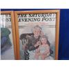 Image 3 : 2 Vintage Framed Prints - The Saturday Evening Post