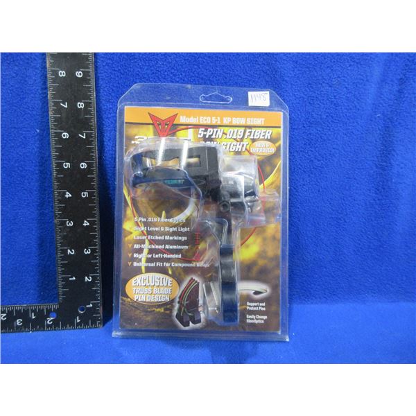 NEW - 30-06 Outdoors Bow Sight - 5 Pin .019 Fiber
