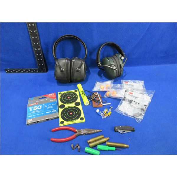 Bilson and Caldwell Hearing Protection Muffs and Misc.