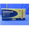 Image 3 : Collector Ammo - 22 Hornet 45gr PSP Dominion Cartridges