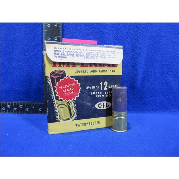 Collector Ammo - 12 Ga. 2 3/4" 4 Shot Imperial Shotshells