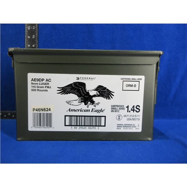 Metal Ammo Can - 11" x 5 1/2" x 7" High