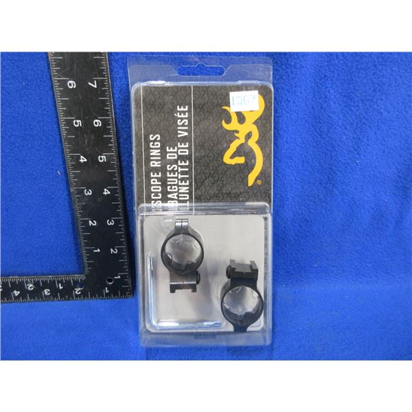 NEW - Browning 1" Intermediate Matte Rings # 12344