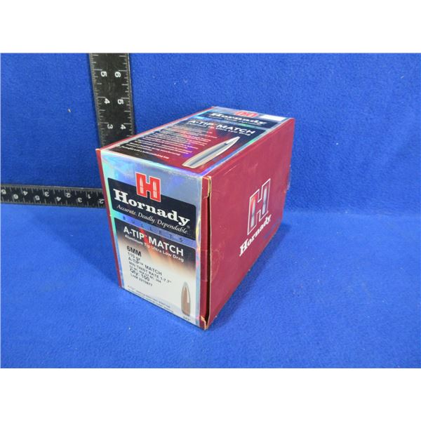 NEW - 6MM .243" 110gr A-Tip Hornady Bullets - Box of 100