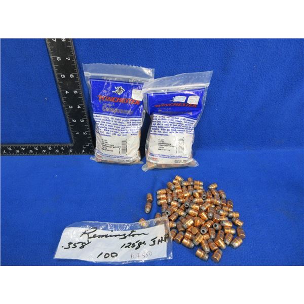 38/357 JHP Winchester & Remington Bullets