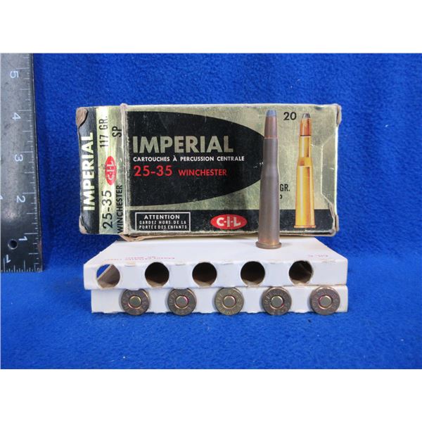 Collector Ammo - 25-35 Win. 117gr SP CIL Cartridges