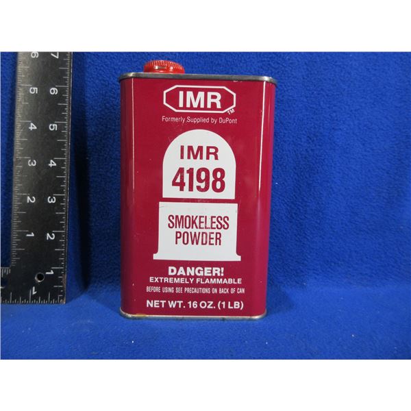 IMR 4198 Powder in Collector Tin - Sealed 1 lb Tin