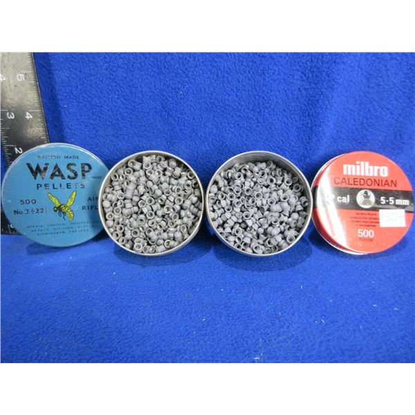 22 Cal. Milbro and Wasp Pellets