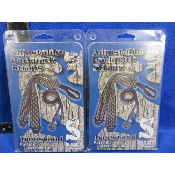 NEW - 2 Summit Treestands Adjustable Backpack Straps