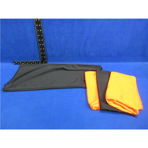 4 Neck Gaitors - 2 Orange, 2 Black