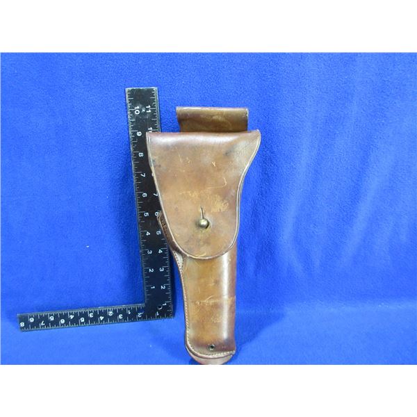 Brauer Bros. Colt 1911 Leather Holster - Marked "US Gov't"