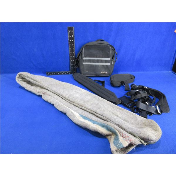 Lot of Misc. - Gun Sock, Sling, Tasco Bino Case, Straps