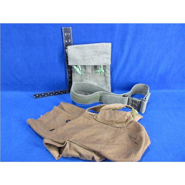 4 Cell AK Mag Pouch, Gas Mask Bag and P64 Waist Belt