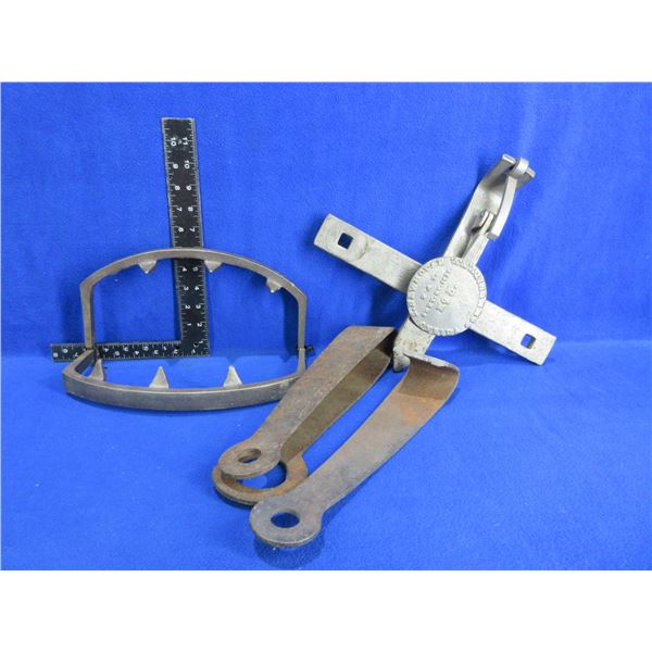 Newhouse Trap Parts - Oneida No 5, Springs, Jaws w/ Teeth