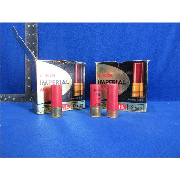 12 Ga. 2 3/4" Mixed Shotshells - Box of 25, Box of 24