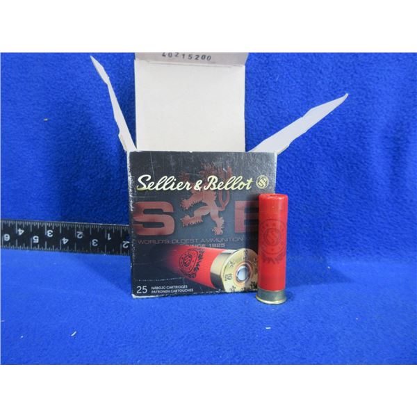 28 Ga. 2 3/4" 4 Shot Sellier & Bellot Shotshells - Box of 23