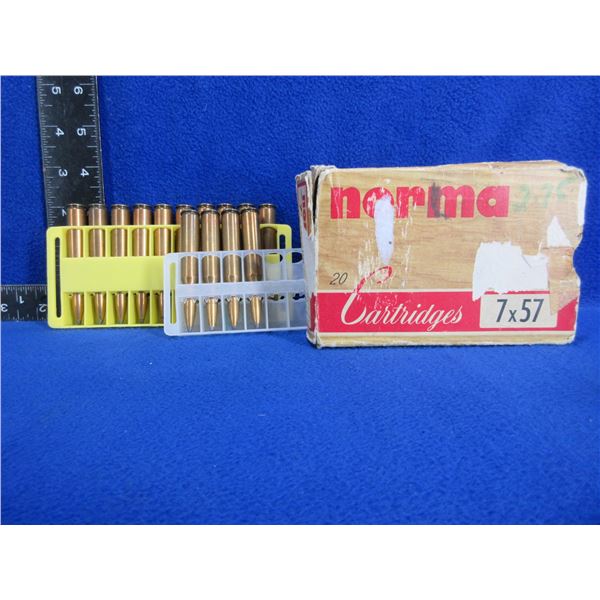 7X57 150gr SPPBT Norma Cartridges - Box of 14