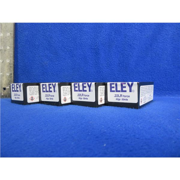 22 LR 42gr RN HV Semi-Auto Eley Force Cartridges