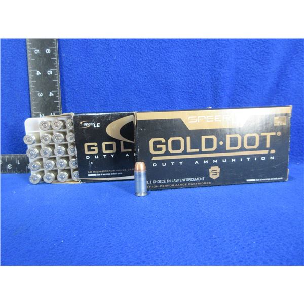 40 S&W 180gr GDHP Speer Cartridges - 2 Boxes of 50