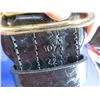 Image 3 : 2 Leather Military Belts - Size 38 and Size 42